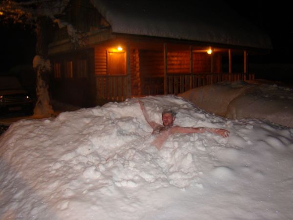 Охота на зайца январь 2010 г. (Челябинская область)