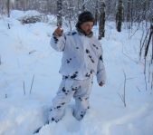 Охота на зайца январь 2010 г. (Челябинская область)