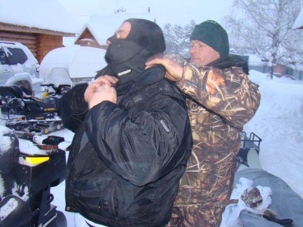 Охота на зайца январь 2010 г. (Челябинская область)