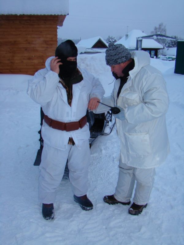 Охота на зайца январь 2010 г. (Челябинская область)