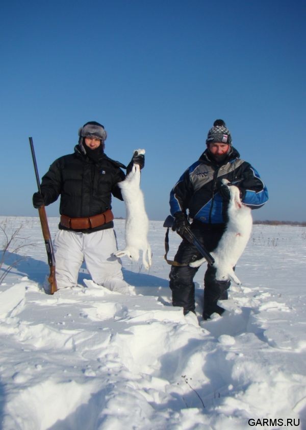 Охота на кабана и зайца  январь 2010 г. (Челябинская область)