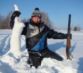 Охота на кабана и зайца  январь 2010 г. (Челябинская область)