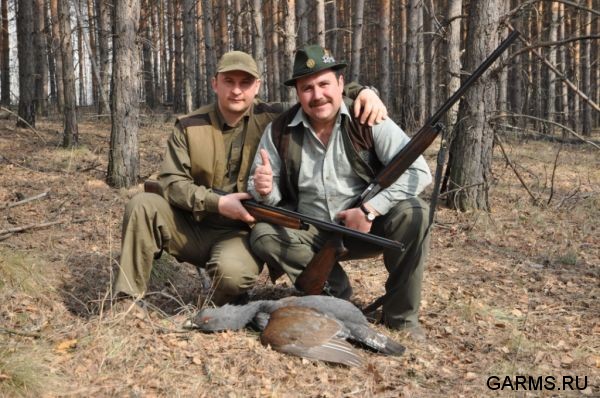 Охота на глухаря апрель 2010 г. (Курганская область)