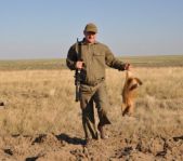 Охота на сурка июль 2010 г. (Оренбургская область)