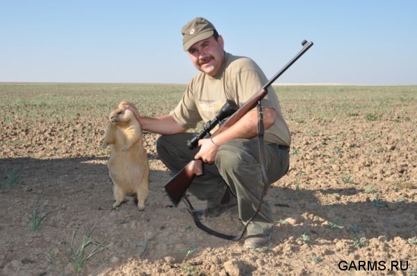 Охота на сурка июль 2010 г. (Оренбургская область)