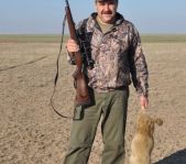 Охота на сурка июль 2010 г. (Оренбургская область)
