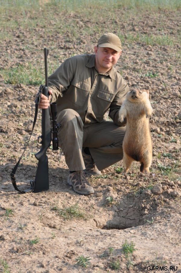 Охота на сурка июль 2010 г. (Оренбургская область)