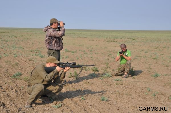 Охота на сурка июль 2010 г. (Оренбургская область)