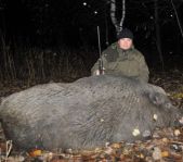 Охота на кабана октябрь 2010 г.(Челябинская область)