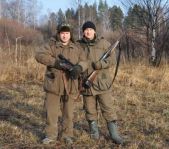 Охота на кабана октябрь 2010 г.(Челябинская область)