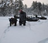 Охота на волка декабрь 2010 г. (Челябинская область)