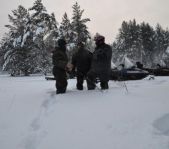 Охота на волка декабрь 2010 г. (Челябинская область)