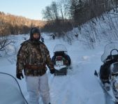 Охота на волка январь 2011 г. (Челябинская область)