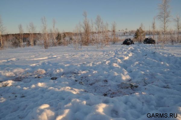 Охота на волка январь 2011 г. (Челябинская область)