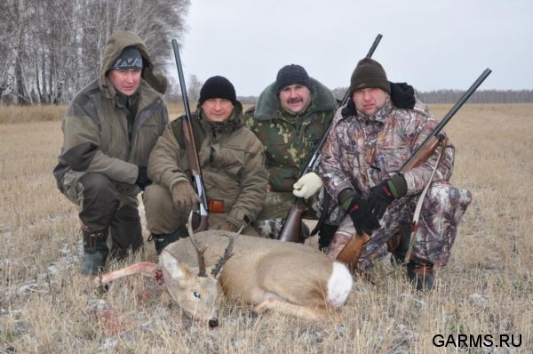 Охота на косулю ноябрь 2011г.(Курганская область)