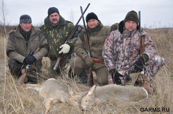 Охота на косулю ноябрь 2011г.(Курганская область)