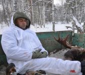 Загонная охота на лося ноябрь 2011 г.(Челябинская область)