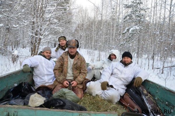 Загонная охота на лося ноябрь 2011 г.(Челябинская область)