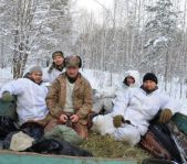 Загонная охота на лося ноябрь 2011 г.(Челябинская область)