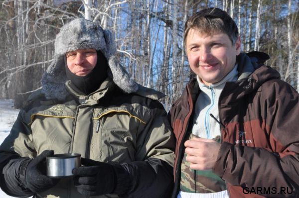 Охота на лисицу февраль 2012 г.(Челябинская область)