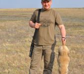 Охота на сурка июль 2013 г.(Челябинская область)