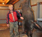 Охота на кабана август 2013 г.(Челябинская область)