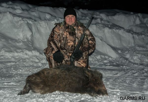 Охота на кабана и зайца январь 2014 г. (Челябинская обл.)