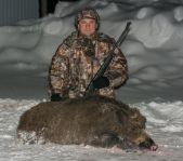 Охота на кабана и зайца январь 2014 г. (Челябинская обл.)