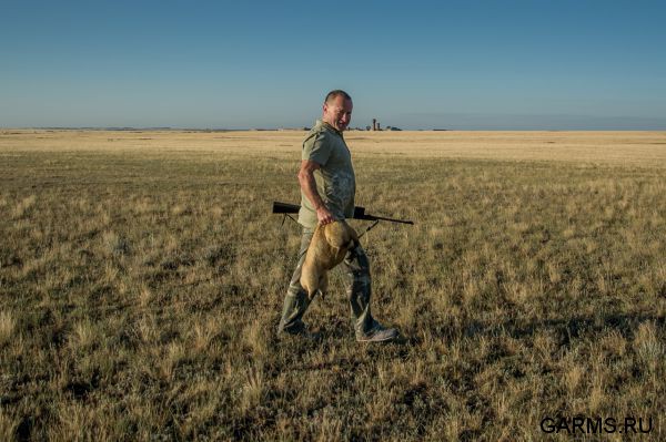 Охота на сурка июль 2014 г.(Челябинская область)