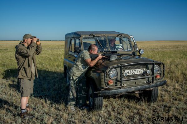 Охота на сурка июль 2014 г.(Челябинская область)