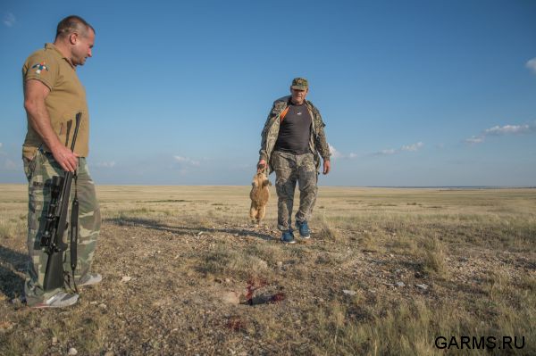 Охота на сурка июль 2014 г.(Челябинская область)