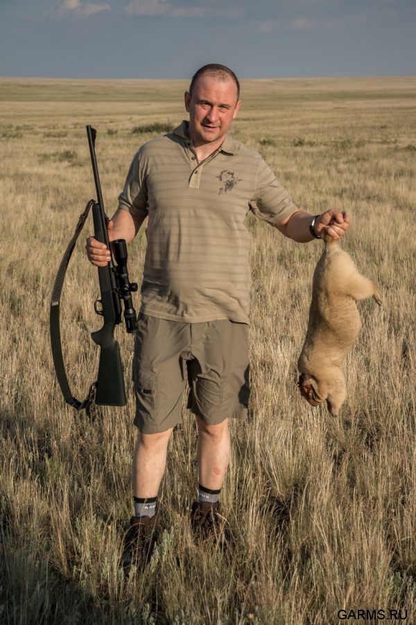 Охота на сурка июль 2014 г.(Челябинская область)