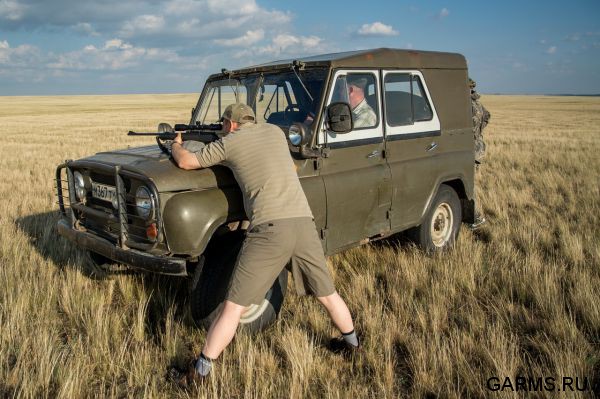 Охота на сурка июль 2014 г.(Челябинская область)