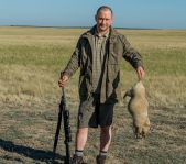 Охота на сурка июль 2014 г.(Челябинская область)