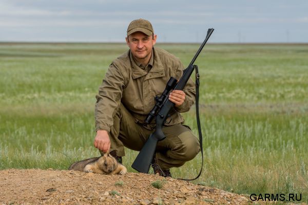 Охота на сурка июль 2015 г.(Челябинская область)