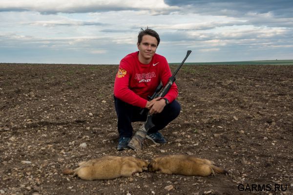 Охота на сурка июль 2015 г.(Челябинская область)