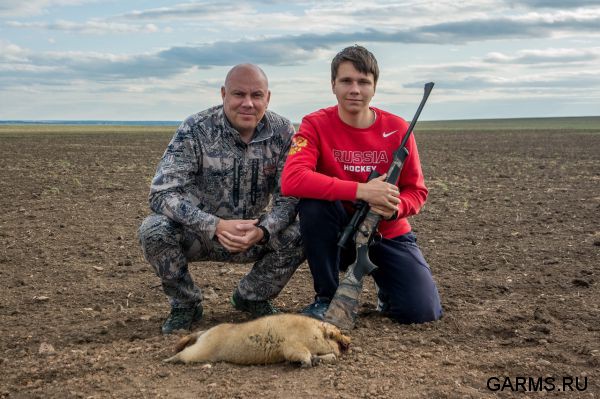 Охота на сурка июль 2015 г.(Челябинская область)