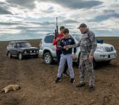 Охота на сурка июль 2015 г.(Челябинская область)