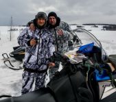 Охота на лисицу февраль 2017 г.(Свердловская область)