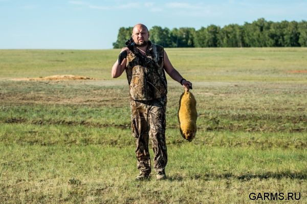 Охота на сурка июль 2019 г.(Челябинская область)