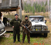 Охота на медведя октябрь 2005г. (Челябинская область)