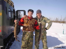 50 любителей подледной ловли рыбачат на Волге с промоины